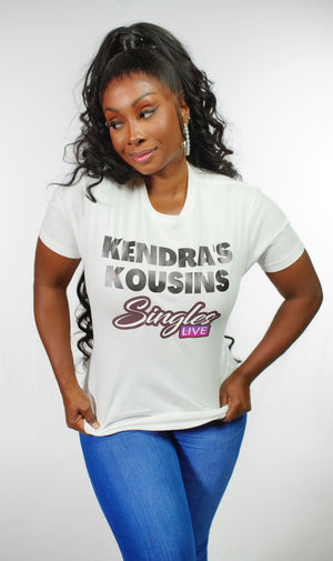 KENDRA’S KOUSINS t-shirt (White)