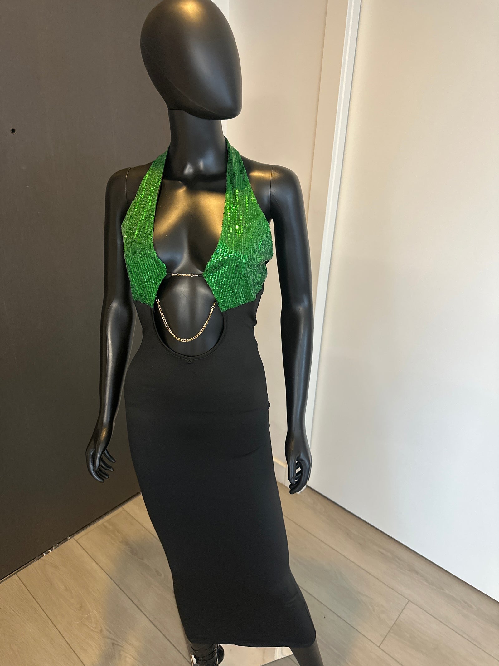 New! Green and Black Dress!
