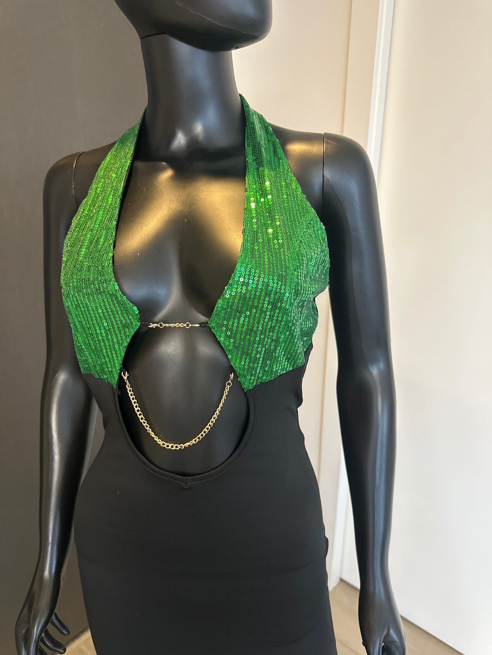 New! Green and Black Dress!