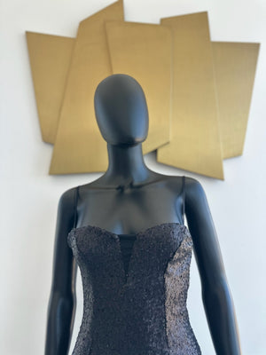 Black Dress with slits! Small
