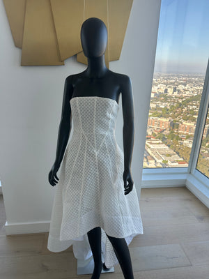 Flare White Dress Small