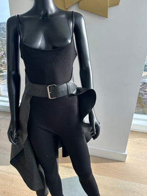 Belted Pleather Skirt! (Skirt Only)