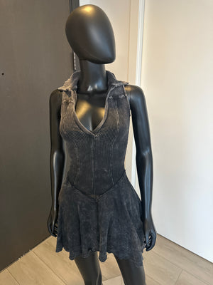 S/M One Piece! Black Shorts Dress!