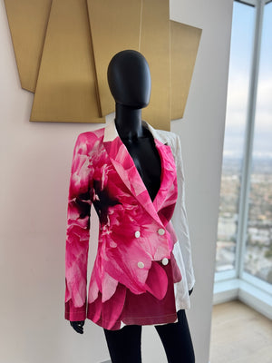 Pink and White Blazer! Medium! New