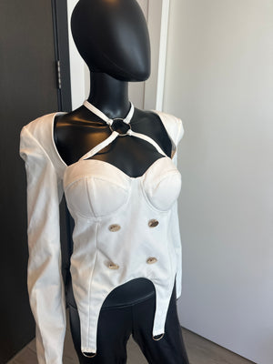NEW! White Chic Top Medium
