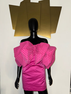 New! Designer! Never Worn! Pink Rotate Dress