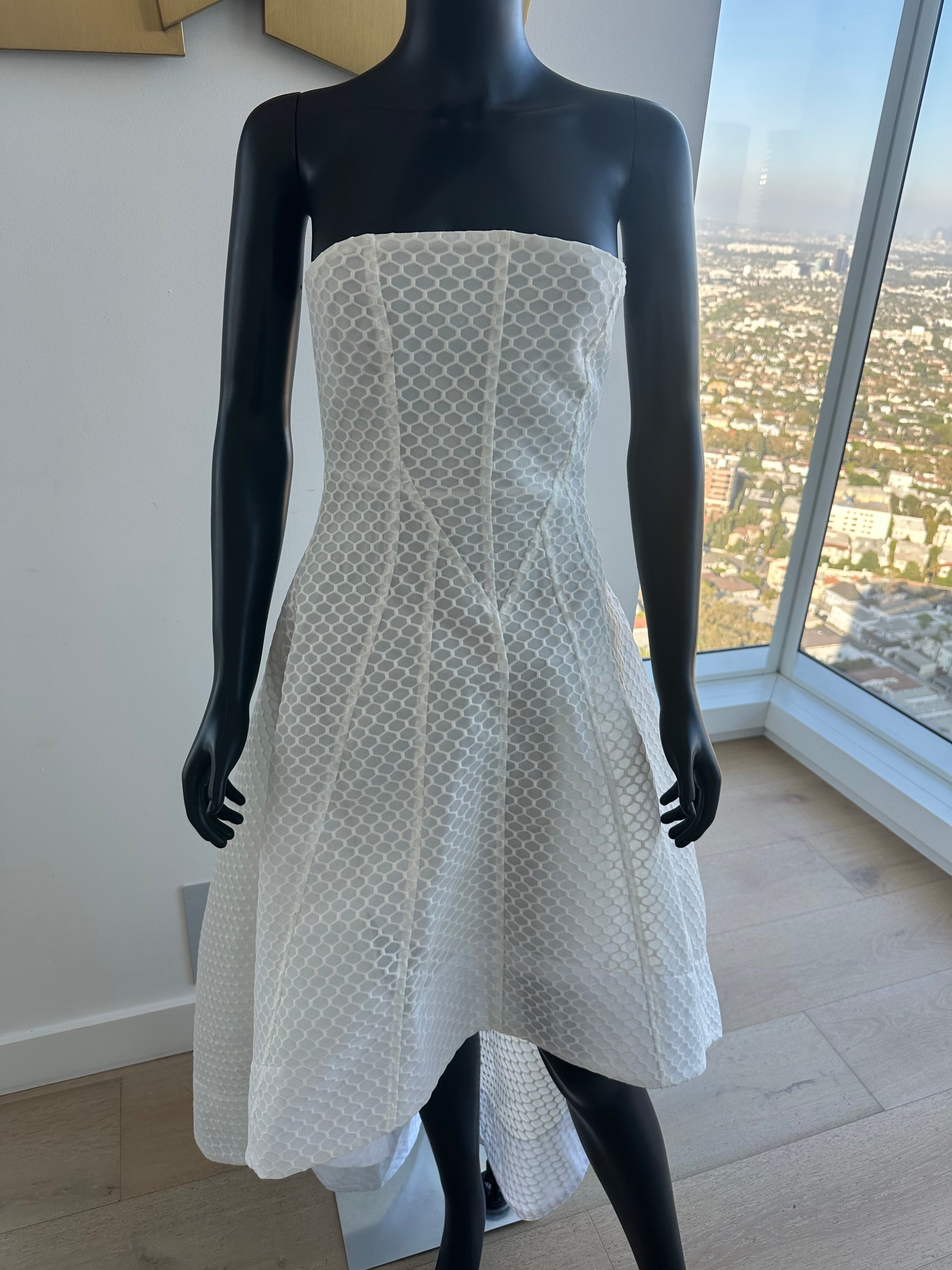 Flare White Dress Small