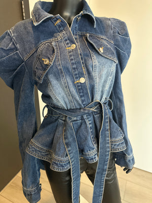 Jean Shirt! With belt! Medium