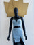 Small Halter Jean Dress with chain