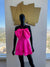 Pink Bow Romper Medium