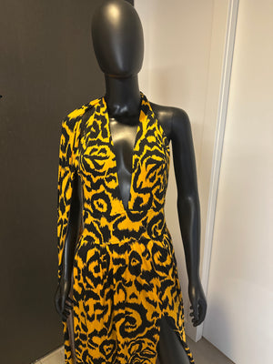 New! Tiger Halter Dress! Size Small