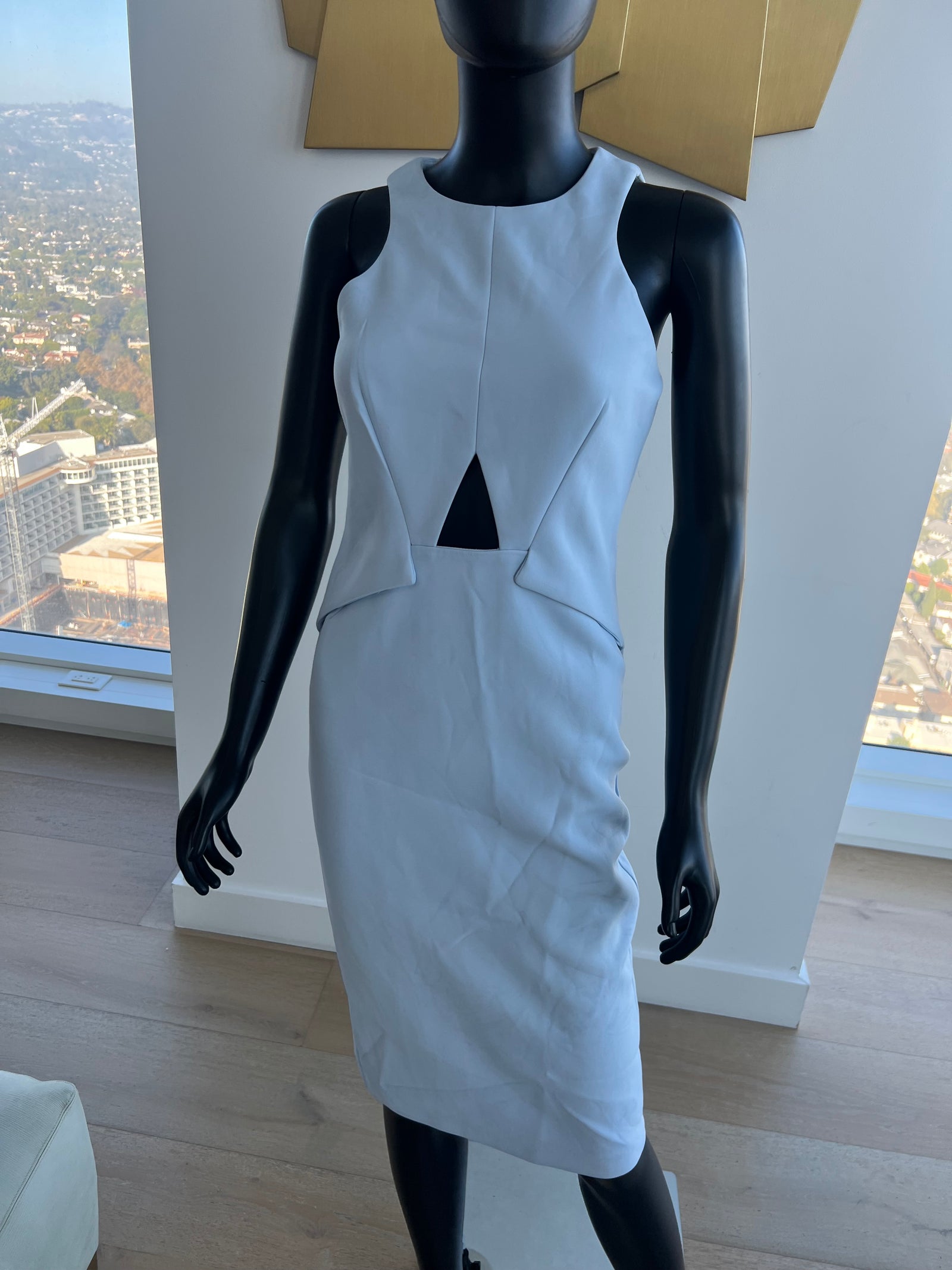 Business Chic Blue Dress