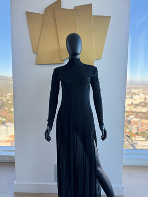 Black sheer dress! Small