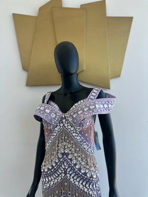 Fancy Detailed Dress! New! Medium