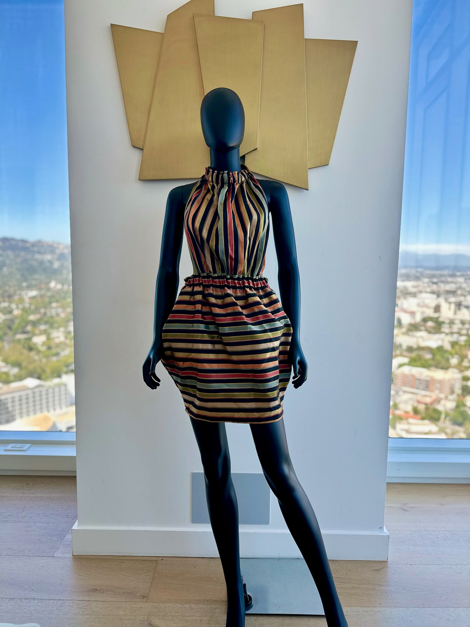 Sexy Multi Color Dress halter dress! Small