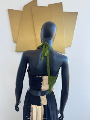 Black and Green Maxi-Dress! Small! New!