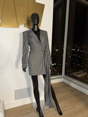 Small! Grey Professional Blazer Dress