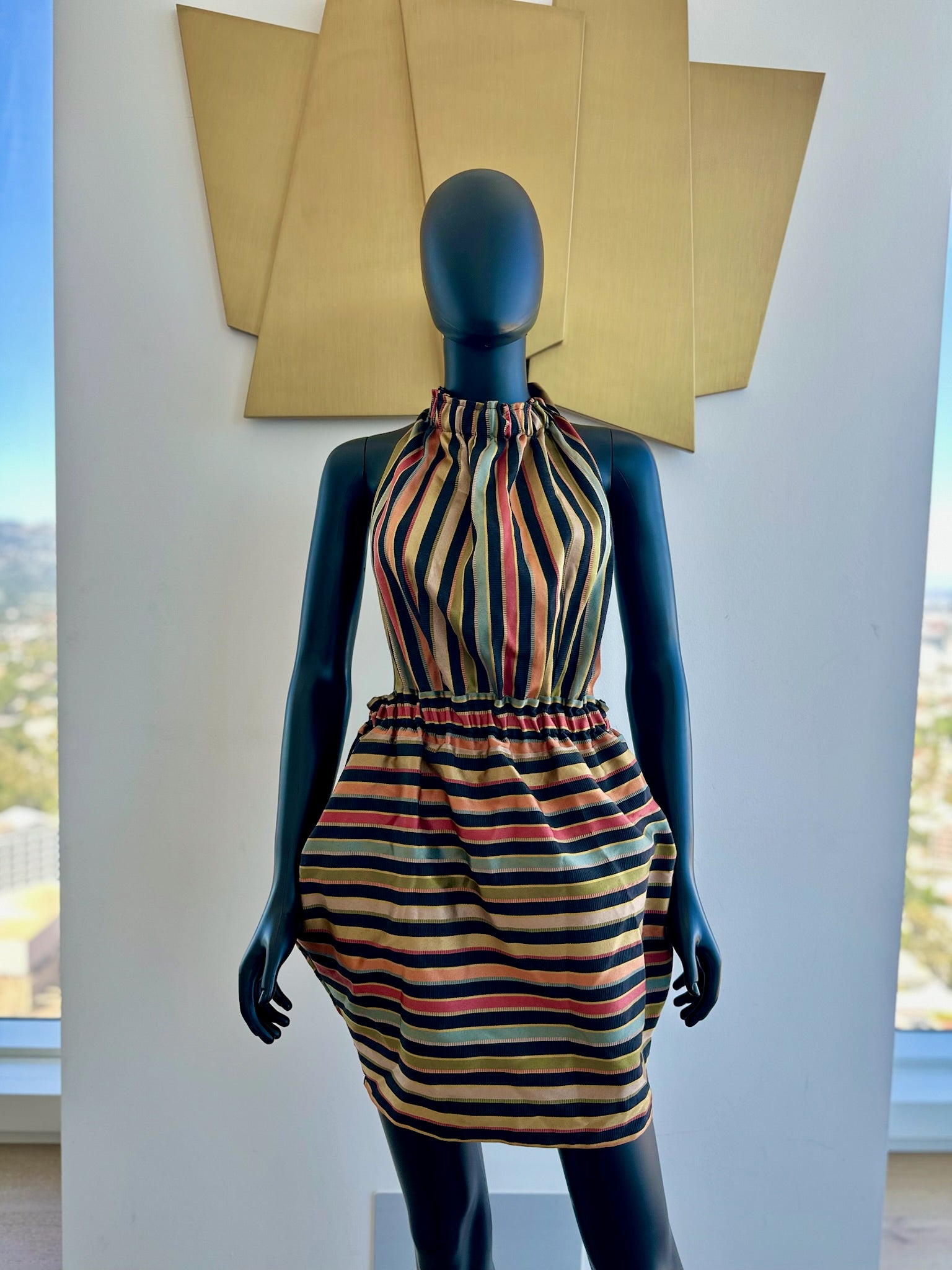 Sexy Multi Color Dress halter dress! Small