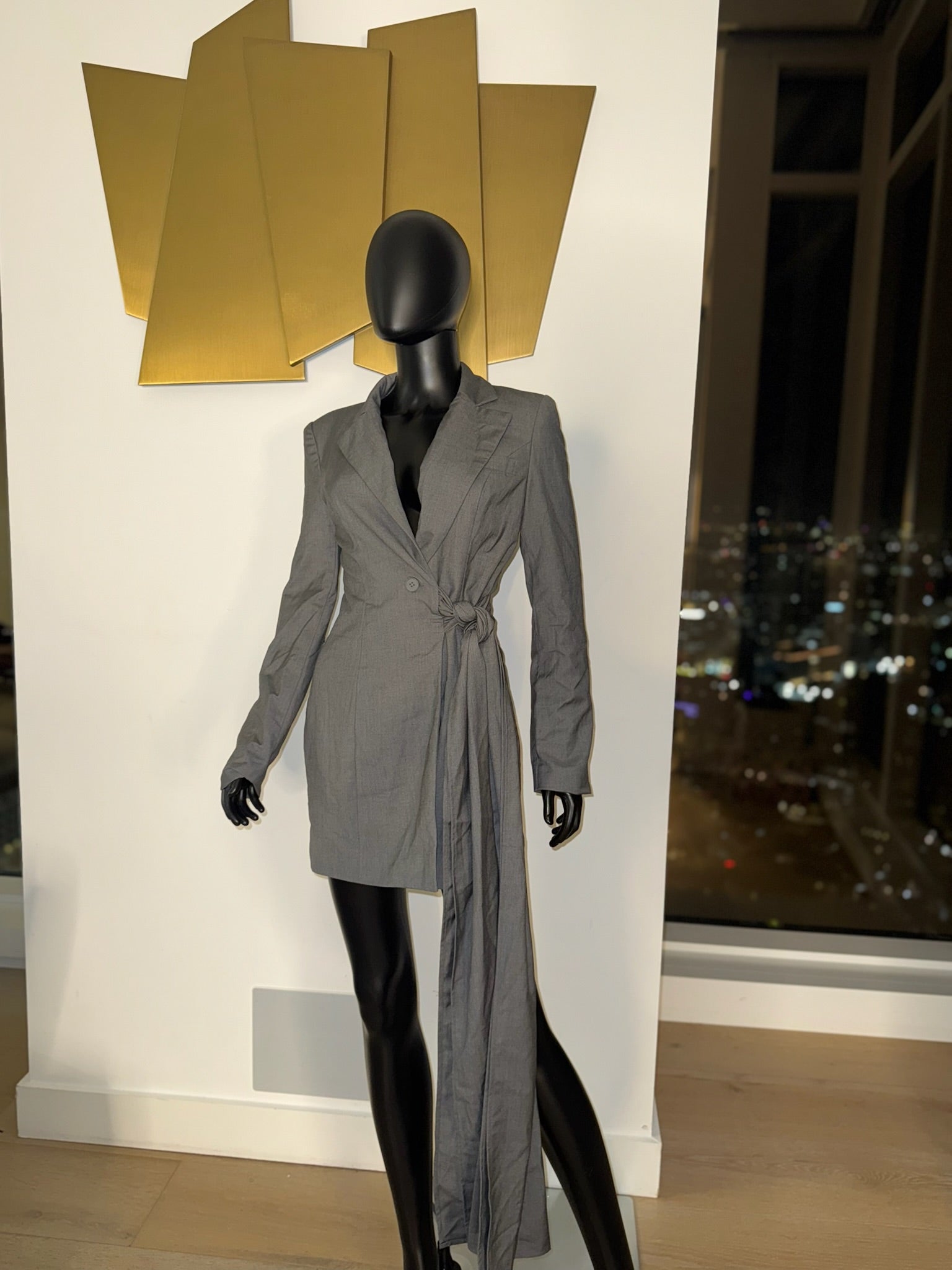 Small! Grey Professional Blazer Dress