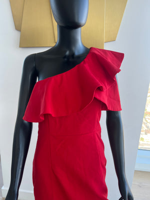 Red Off the Shoulder Dress! New!