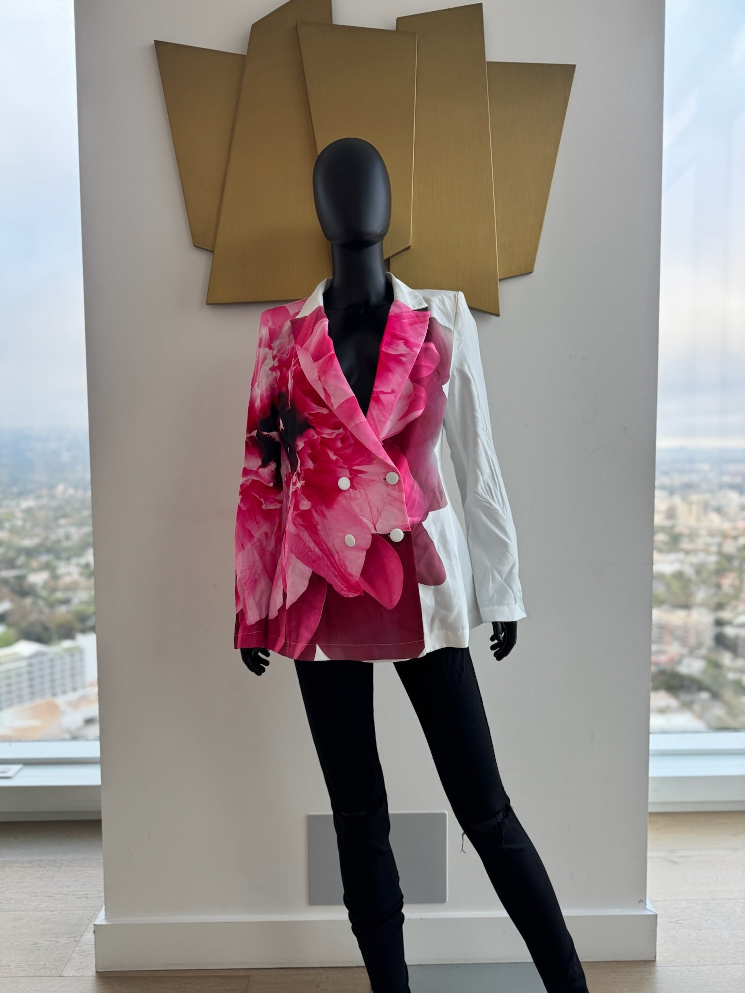 Pink and White Blazer! Medium! New