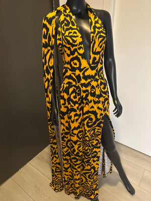 New! Tiger Halter Dress! Size Small