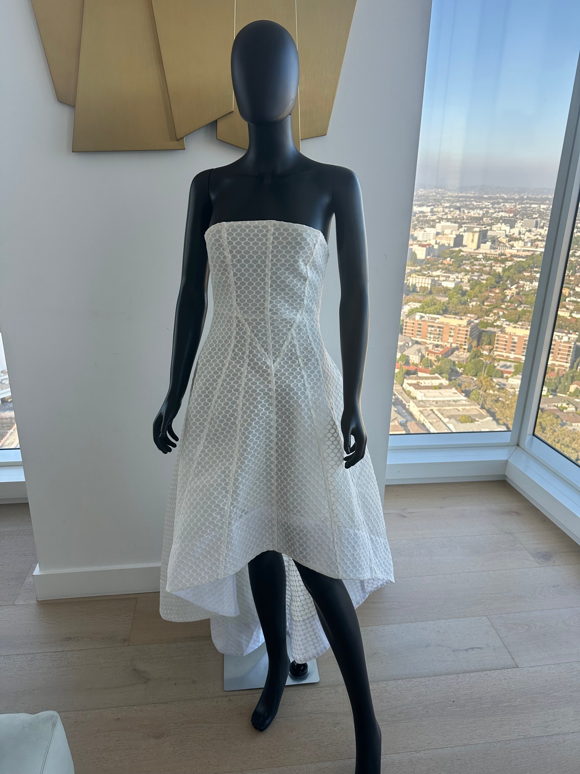 Flare White Dress Small