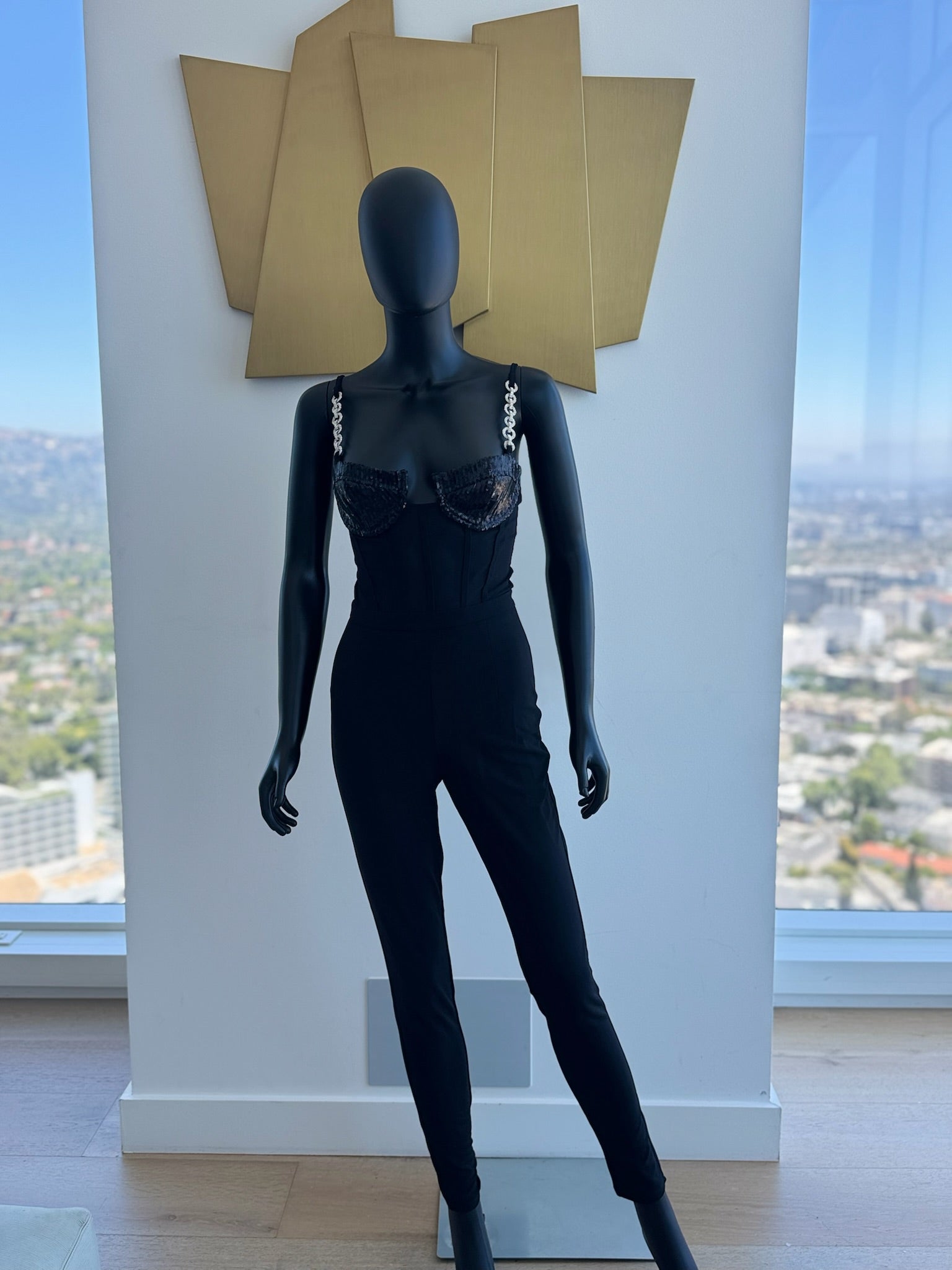 Black Jumpsuit Set! Small