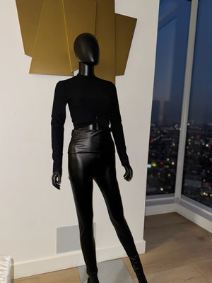 New! High Waisted Pleather Pants