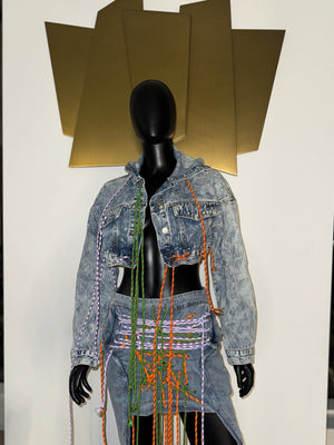 Two Piece Jean Set! Small