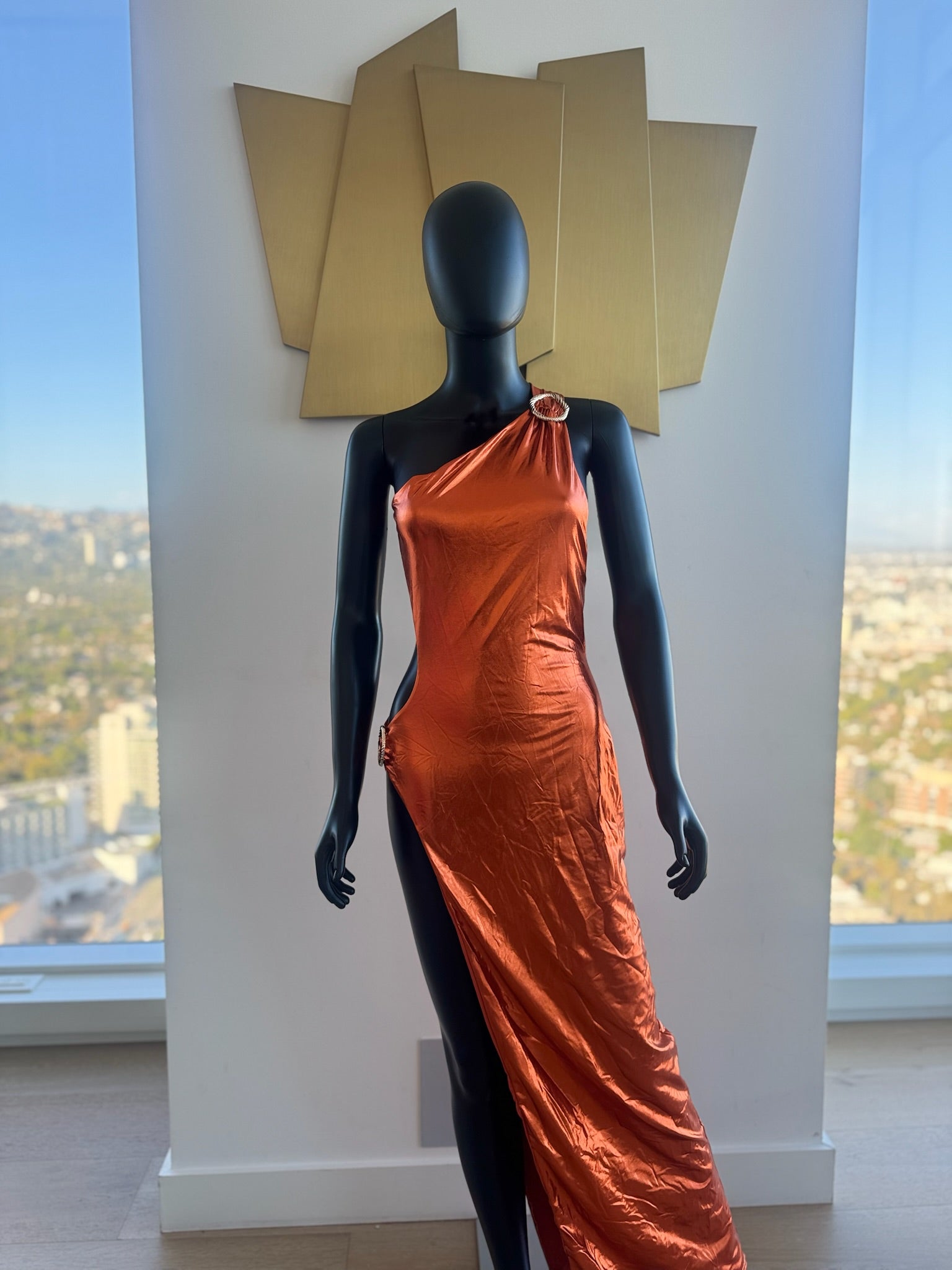 Very Sexy Orange Dress! New!Medium