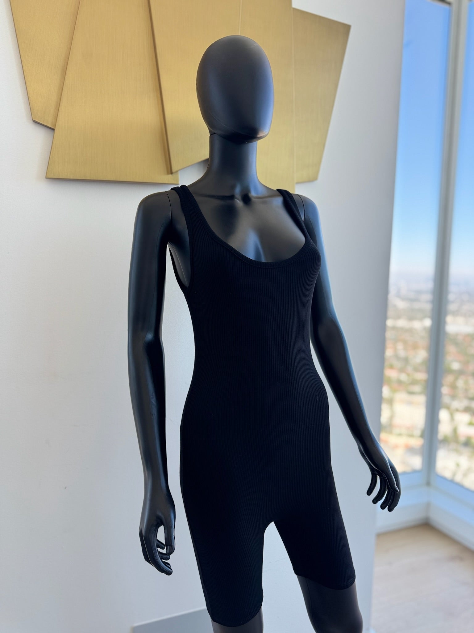 Black Short Romper Small