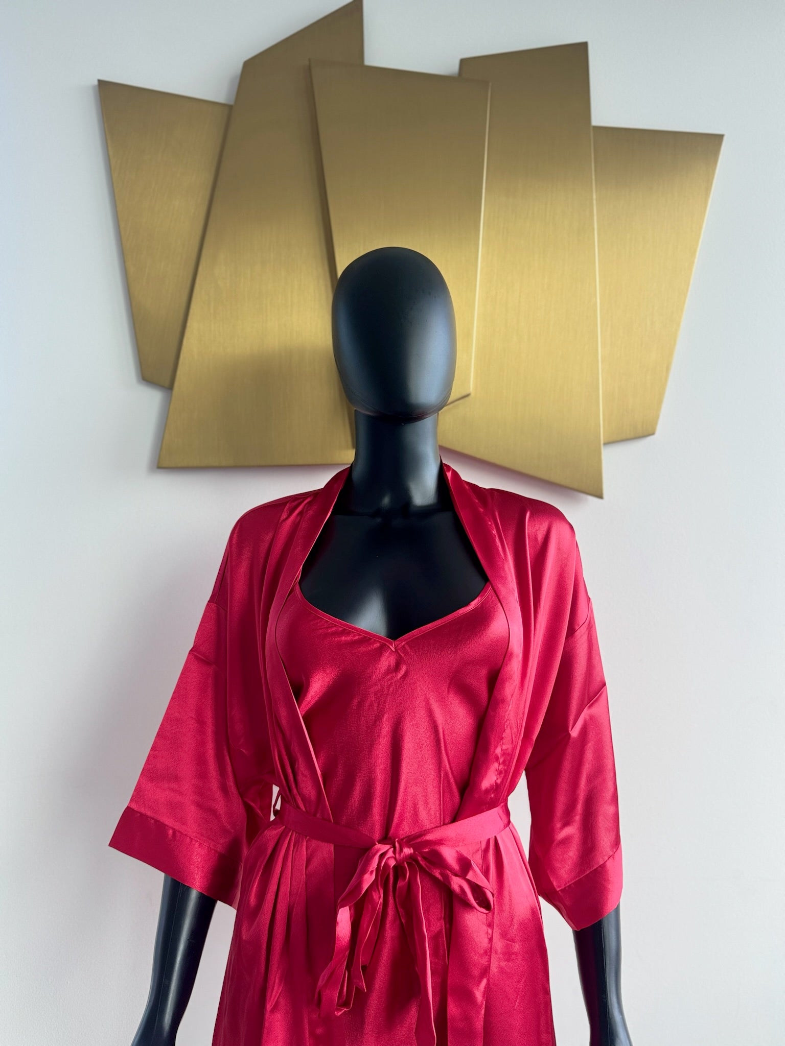 Red Robe with Red Night Gown! New