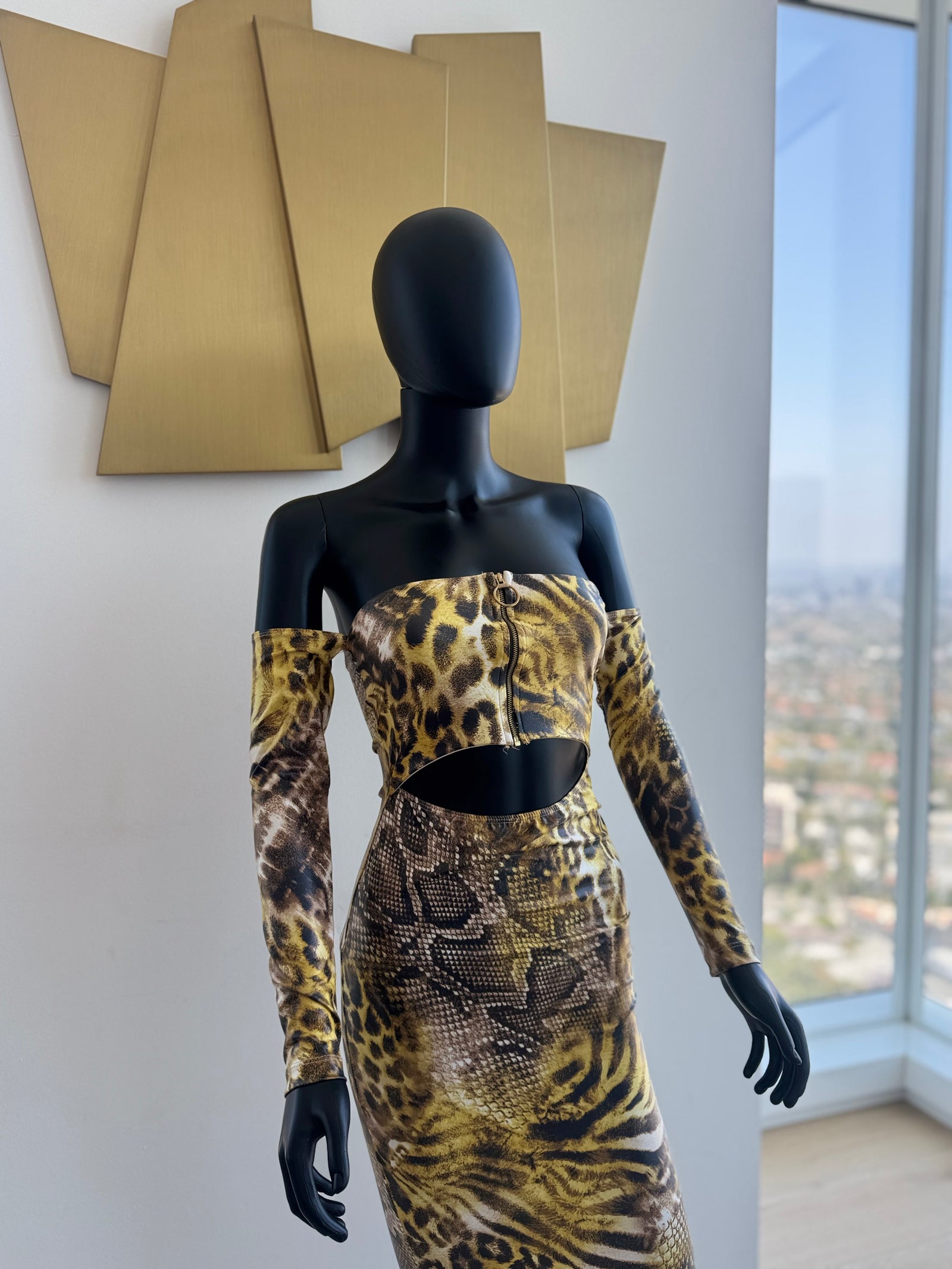Small Leopard Print Cut Out