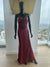 Maroon Floor Length Dress! Medium