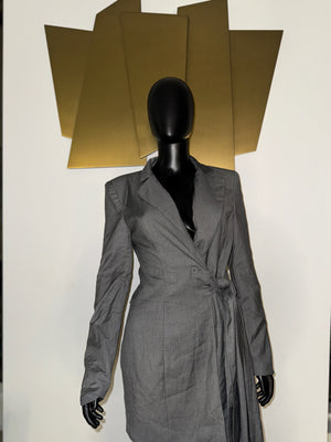Small! Grey Professional Blazer Dress