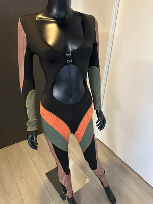 Small! Multi Color Sexy Jumpsuit