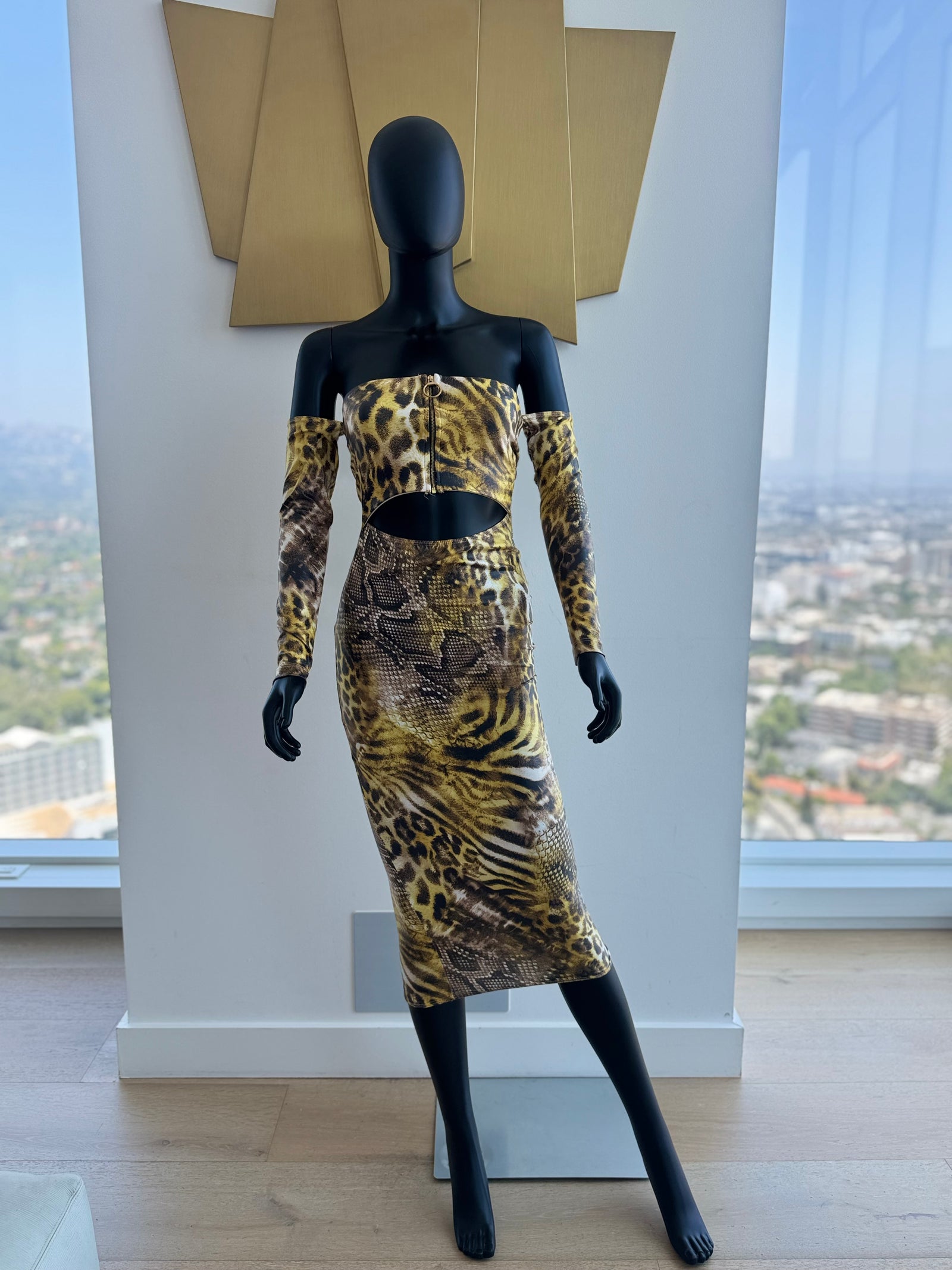 Small Leopard Print Cut Out