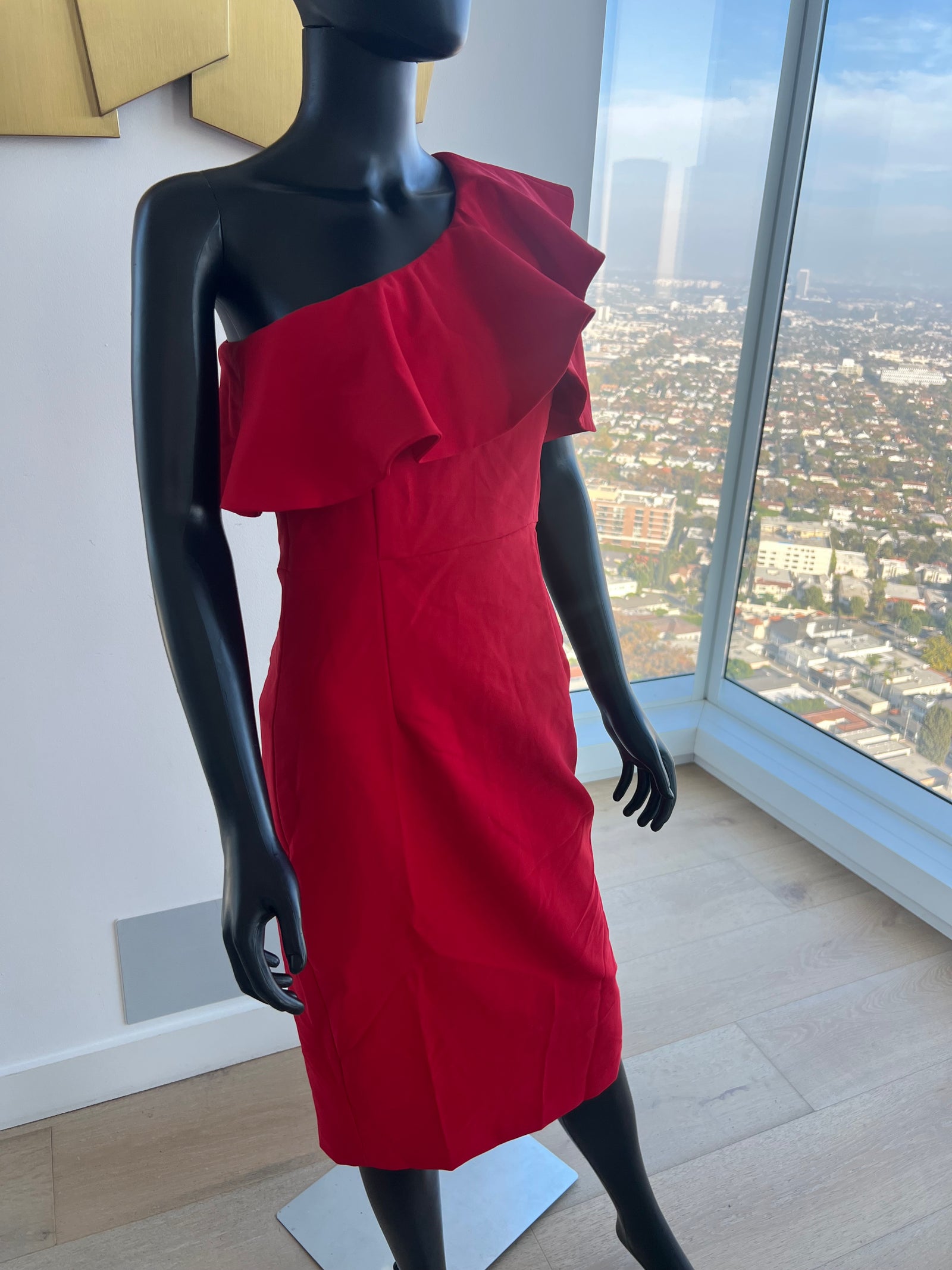 Red Off the Shoulder Dress! New!