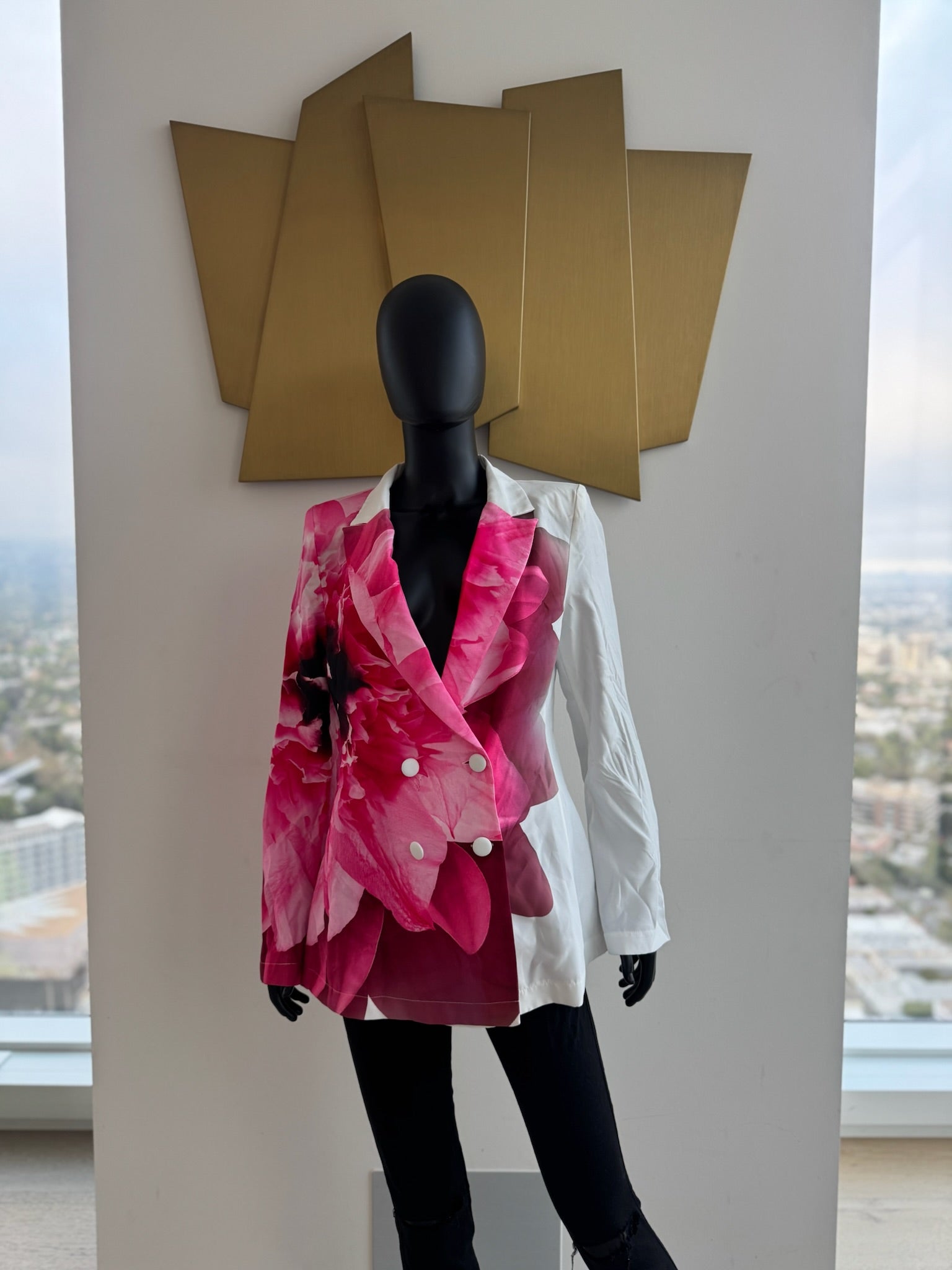 Pink and White Blazer! Medium! New