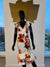Cute White dress with flower print. Small