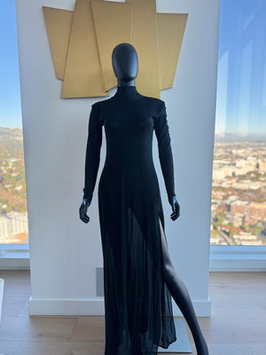 Black sheer dress! Small