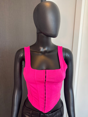 NEW!!! Chic Hot Pink Top Medium
