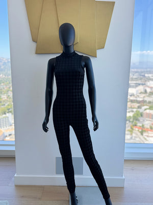 Black Jumpsuit! Mesh See Through. Medium