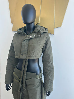 2 Piece Green Skirt Set! New