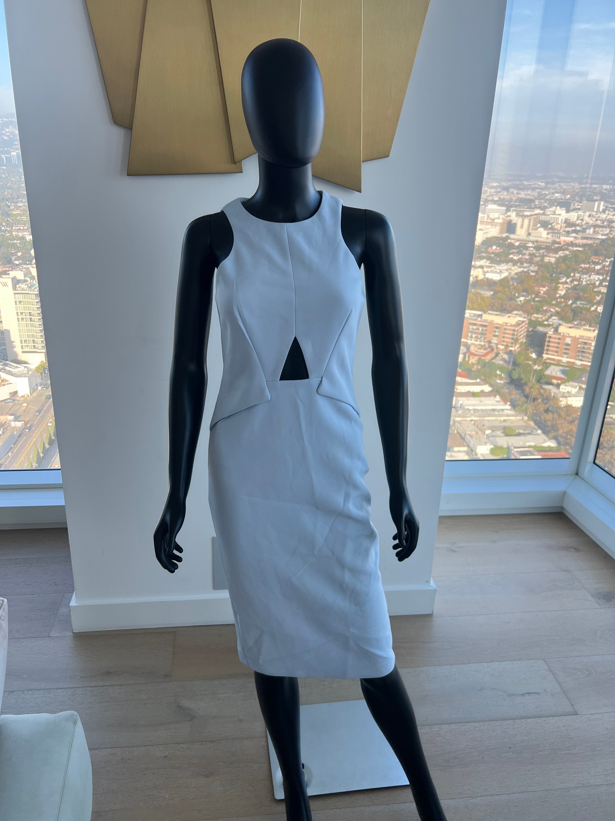 Business Chic Blue Dress