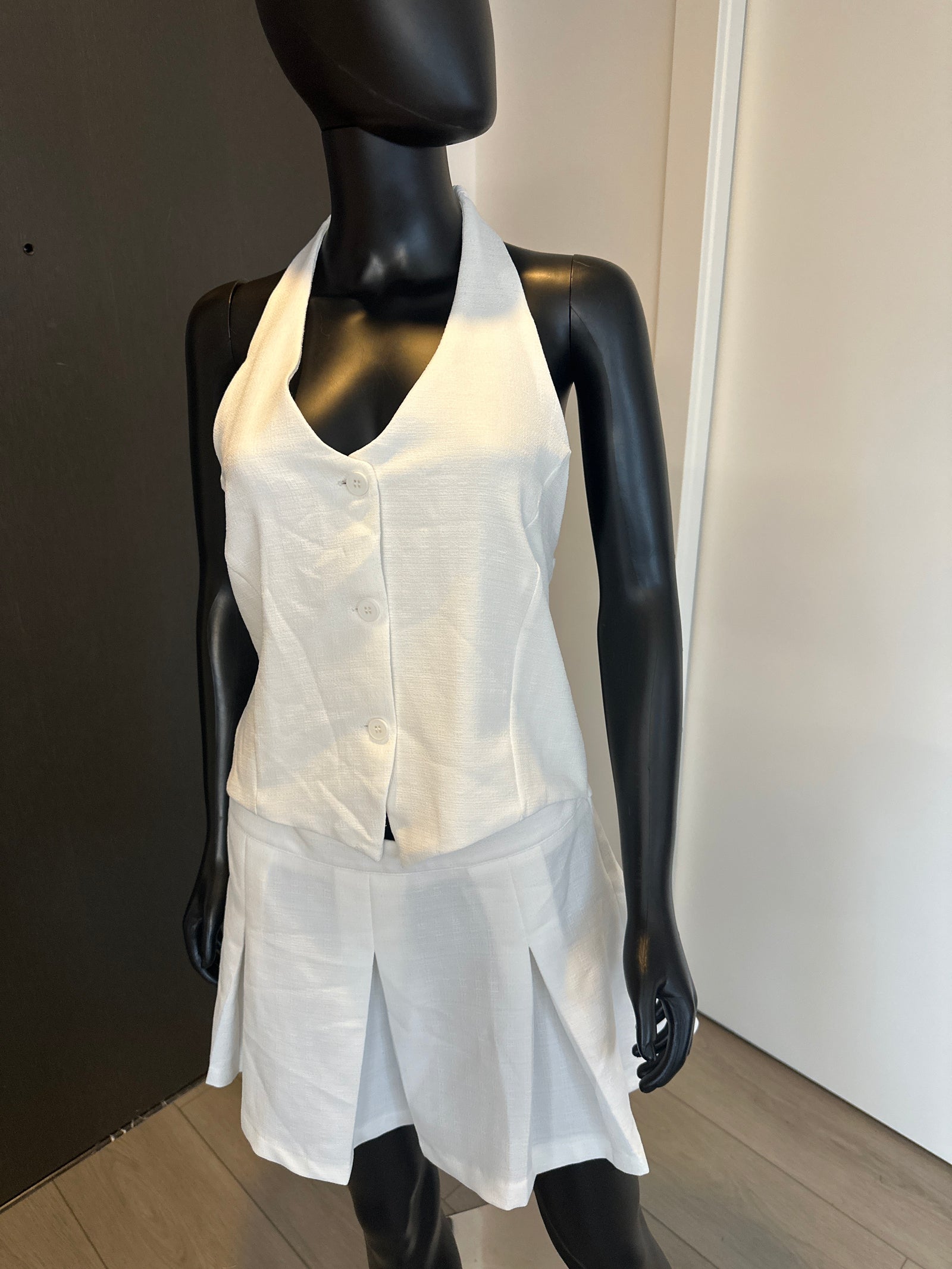 New! White Dress! Large!