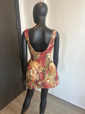 NEW! Short Floral Sleeveless Dress Medium