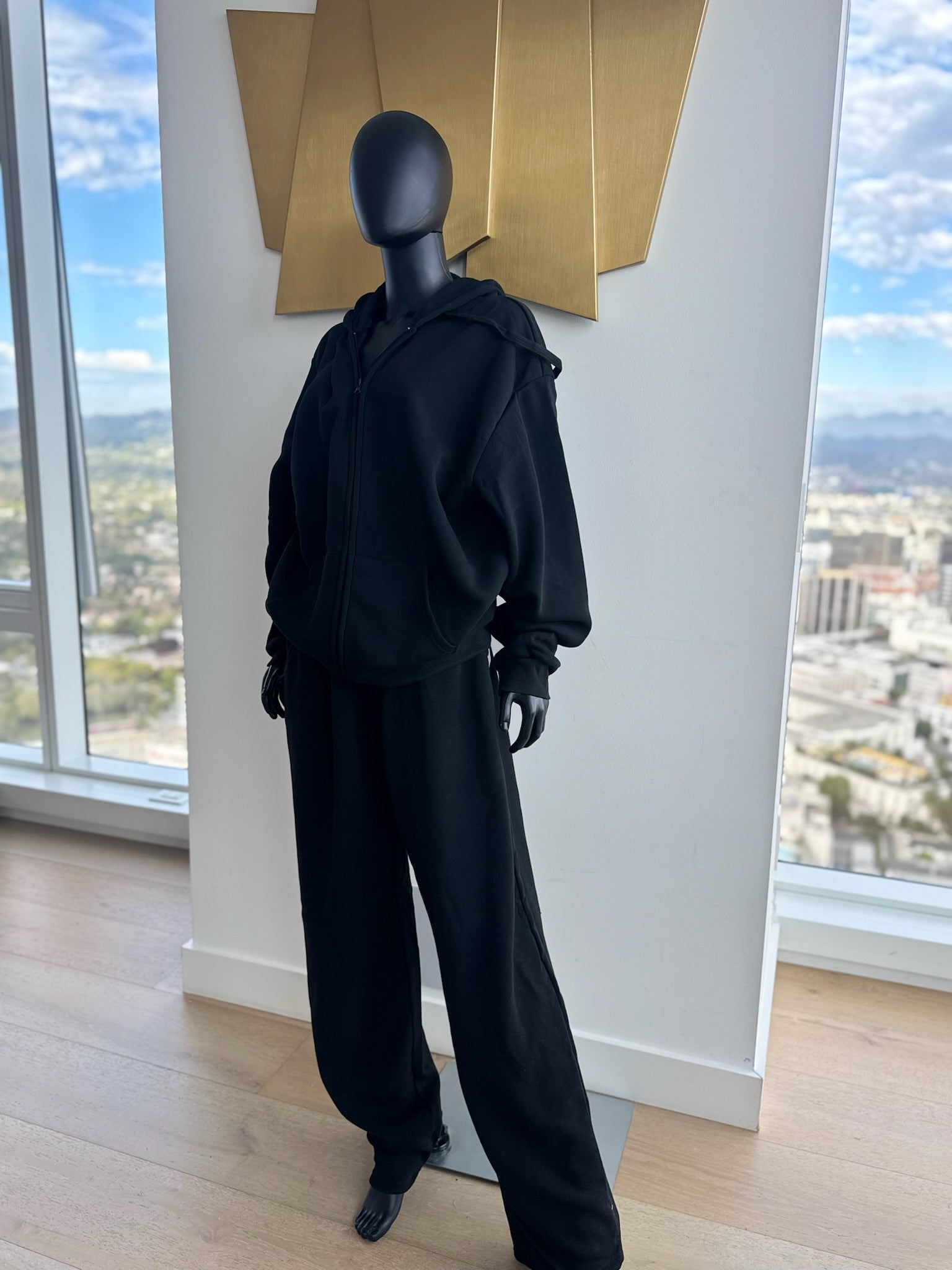 Black Jogger Set! New