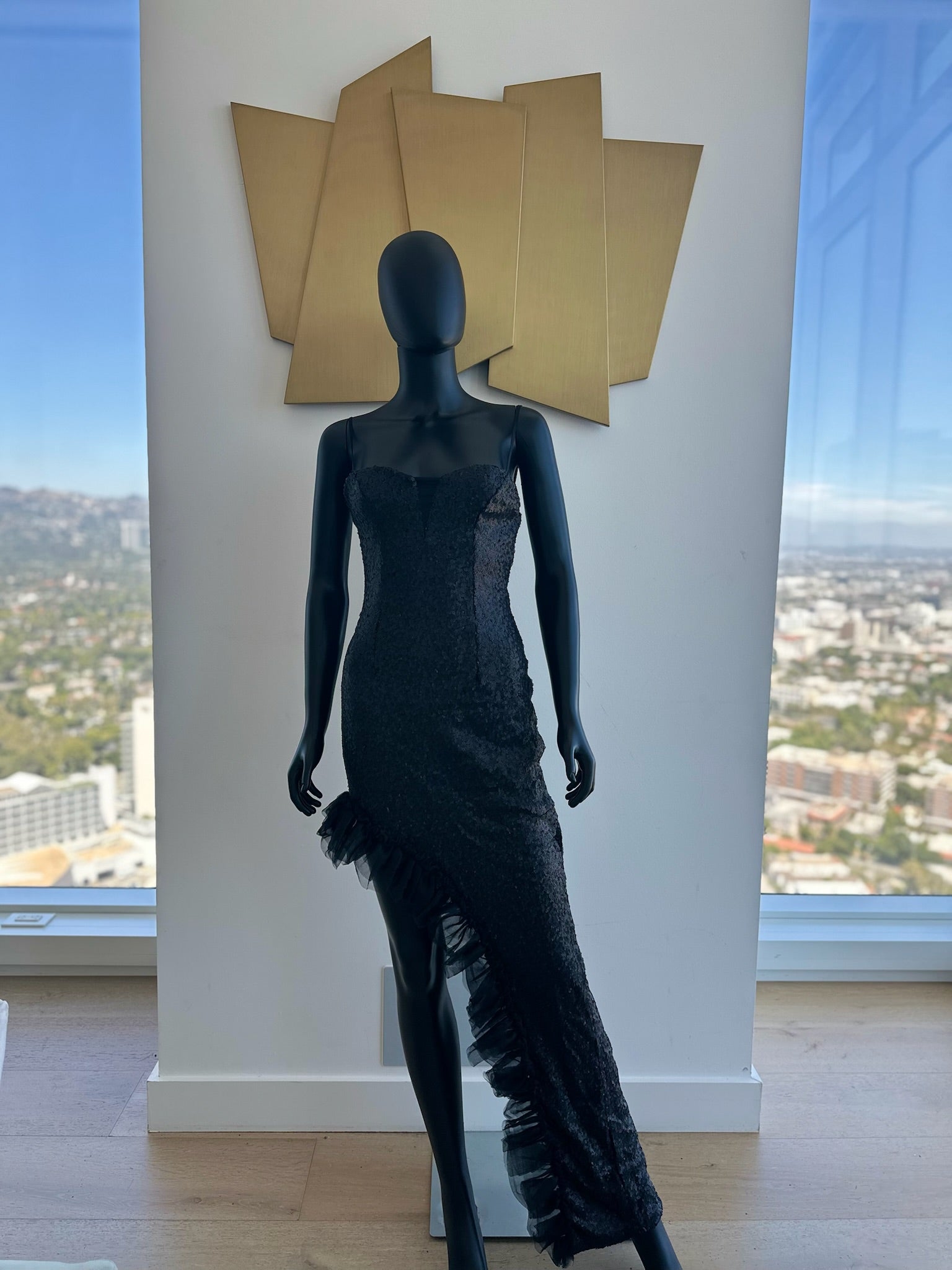 Black Dress with slits! Small